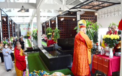 Dịch vụ cho thuê nhà tang lễ Tháp Long Thọ rộng rãi, trang nghiêm